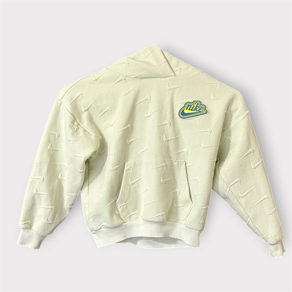 Light Green Nike Hooded Sweatshirt Girls